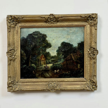 19th Century Antique Landscape Oil Painting "Framed Painting" Art Holland Art Shop