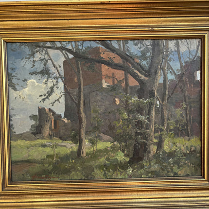 Elegant Landscape Oil Painting "Oak Tree" Timeless Art Holland Art Shop