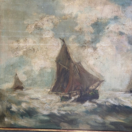 Timeless Seascape Oil Painting "Sailing Boat" Refined Large Art Holland Art Shop