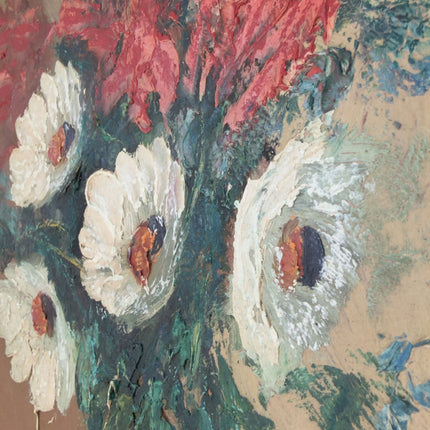Fine Oil Painting Flowery Still Life "Floral Arrangement" Figurative Small Art Holland Art Shop