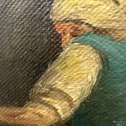 Refined Figurative Oil Painting "Baking Woman" Classic Art Holland Art Shop