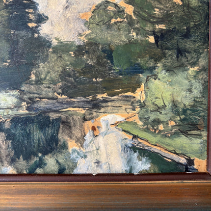 Handcrafted Interior Oil Painting "Framed Painting" Expressive Small Art Holland Art Shop