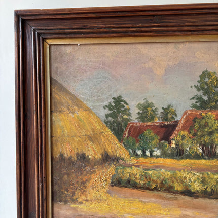 Original Landscape Oil Painting "Canvas Backing" Detailed Artwork Holland Art Shop