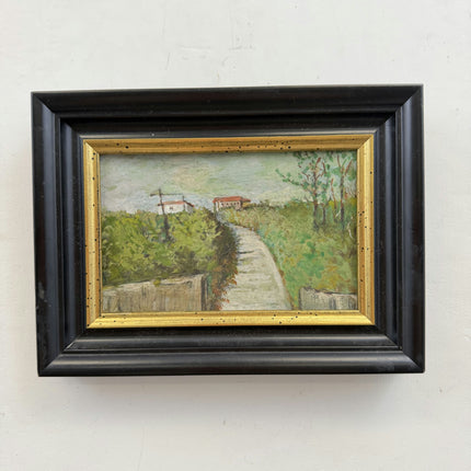Elegant Landscape Oil Painting "Framed Painting" Authentic Small Art Holland Art Shop