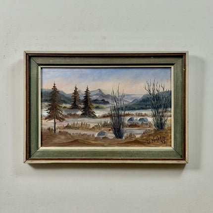 Elegant Landscape Oil Painting "Framed Painting" Rustic Artwork Holland Art Shop