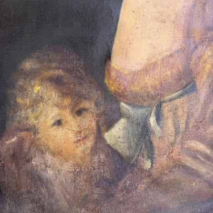 Expressive Figurative Oil Painting "Seated Woman" Elegant Art Holland Art Shop