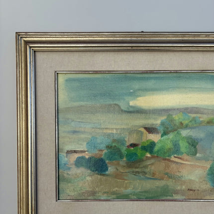 Vintage Landscape Oil Painting "Framed Painting" Detailed Italian Art Holland Art Shop
