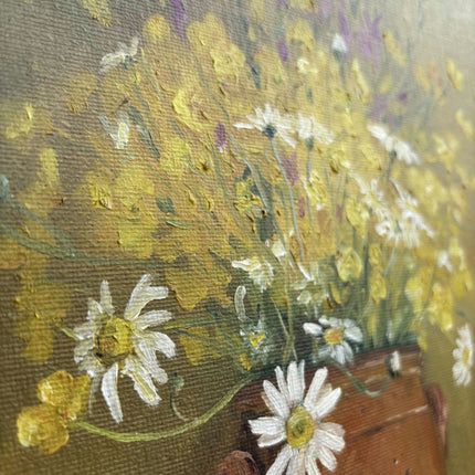Classic Floral Still Life Oil Painting "Flowered Vase" Detailed Art Holland Art Shop