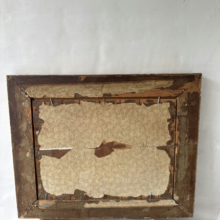 Authentic Winter Landscape Oil Painting "Gold Frame" Expressive Artwork Holland Art Shop