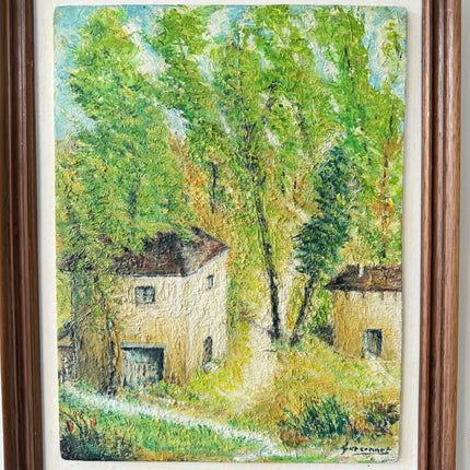 Vintage Landscape Oil Painting "Country House" Timeless Artwork Holland Art Shop