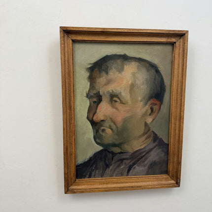 Traditional Portrait Oil Painting "Elderly Man" Detailed Art Holland Art Shop