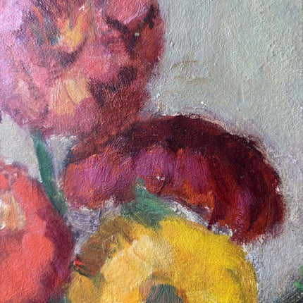 Authentic Floral Still Life Oil Painting "Flower Vase" Refined Art Holland Art Shop