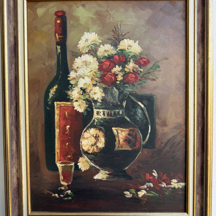 Handcrafted Floral Still Life Oil Painting "Flower Vase" Refined Art Holland Art Shop