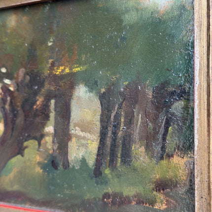 Auguste Pointelin (1839–1933) French Woodland Landscape Antique Oil Painting Holland Art Shop