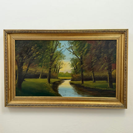 Elegant Landscape Oil Painting "Framed Painting" Detailed Large Art Holland Art Shop