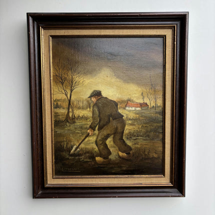 Traditional Figurative Oil Painting "Old Man" Elegant Art Holland Art Shop