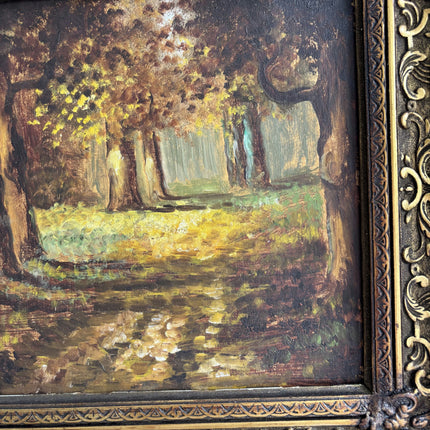 Vintage Landscape Oil Painting "Ornate Frame" Authentic Artwork Holland Art Shop