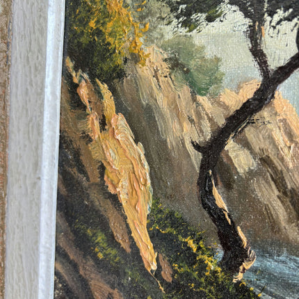 Elegant Seascape Oil Painting "Coastal Tree" Classic French Art Holland Art Shop