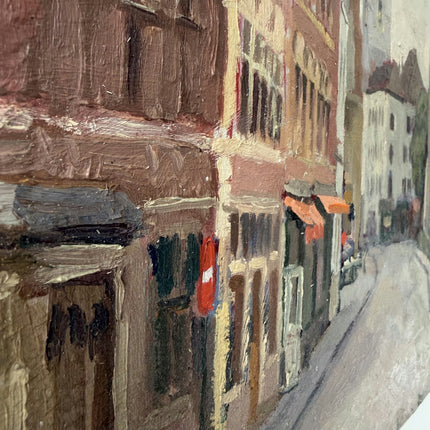 Rustic Cityscape Oil Painting "City Street" Classic Art Holland Art Shop
