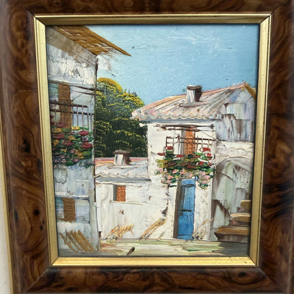 Vintage Cityscape Oil Painting "Framed Painting" Timeless Small Artwork Holland Art Shop