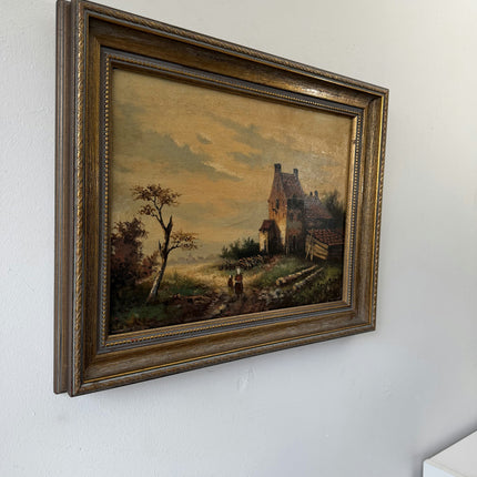 Expressive Oil Painting Scenery "Country Pathway" Fine Medium Artwork