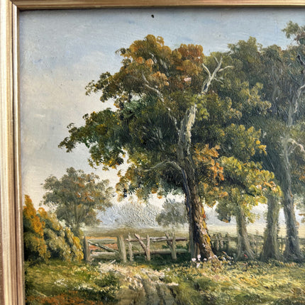 Elegant Landscape Oil Painting "Gilded Frame" Classic Small Art Holland Art Shop