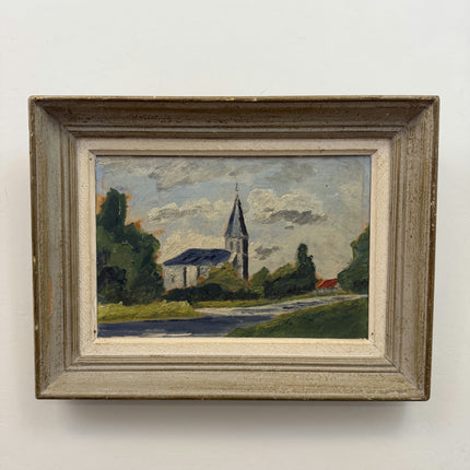 Authentic Landscape Oil Painting "Thick Paint" Expressive Artwork Holland Art Shop