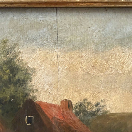 Classic Farm Oil Painting "Framed Painting" Authentic Art Holland Art Shop