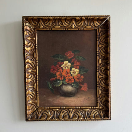 Timeless Floral Still Life Oil Painting "Flower Vase" Vintage Art Holland Art Shop