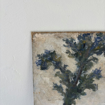 Traditional Landscape Oil Painting "Lonely Tree" Elegant Small Art Holland Art Shop