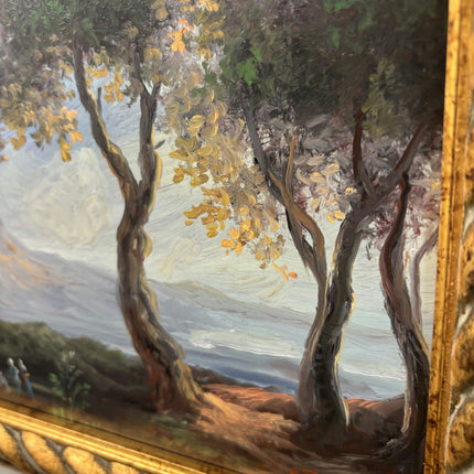 Authentic Landscape Oil Painting "Gilded Frame" Classic Spanish Art Holland Art Shop
