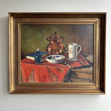 Traditional Still Life Oil Painting "Copper Kettle" Timeless Art Holland Art Shop