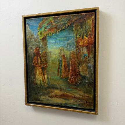 Vintage Figurative Oil Painting "Framed Canvas" Refined Art Holland Art Shop