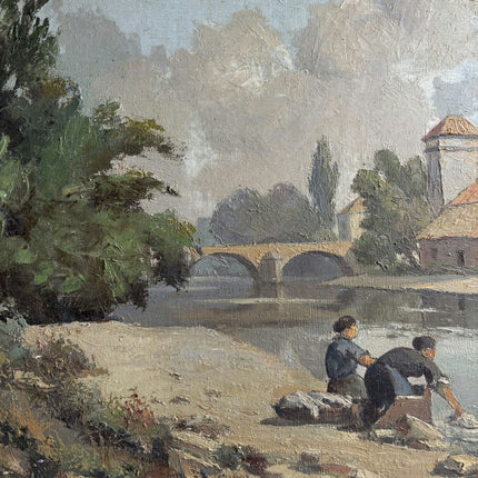 Classic Landscape Oil Painting "Painted River" Elegant Art Holland Art Shop