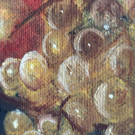 Authentic Still Life Oil Painting "Grape Bunch" Classic Artwork Holland Art Shop