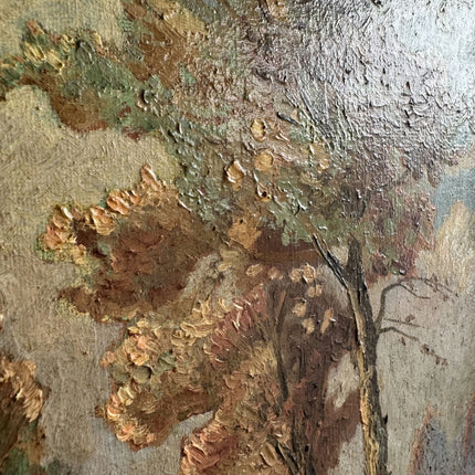 Elegant Landscape Oil Painting "Autumn Tree" Detailed Artwork Holland Art Shop