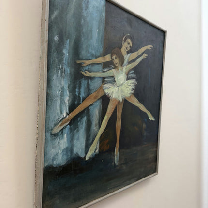 Refined Figurative Oil Painting "Ballet Dancers" Handcrafted Artwork Holland Art Shop