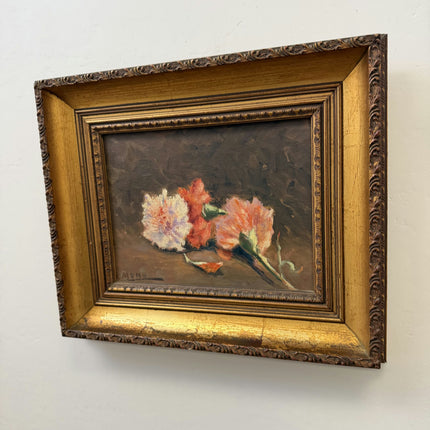 Elegant Floral Still Life Oil Painting "Peony Bouquet" Timeless Art Holland Art Shop