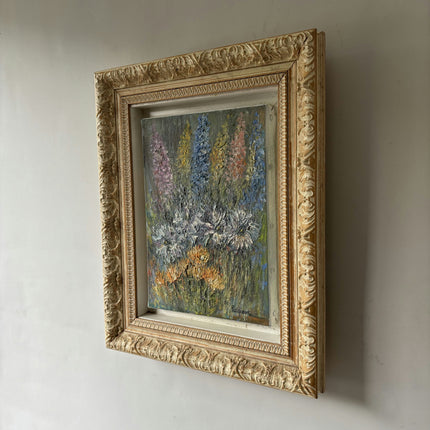 Detailed Floral Still Life Oil Painting "Framed Painting" Expressive Small Art Holland Art Shop