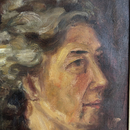 Traditional Portrait Oil Painting "Elderly Man" Expressive Small Artwork Holland Art Shop
