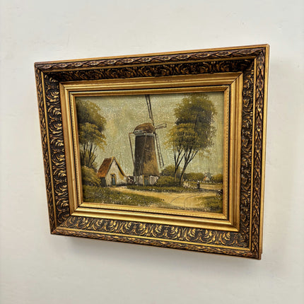 Handcrafted Landscape Oil Painting "Gilded Frame" Detailed Art Holland Art Shop