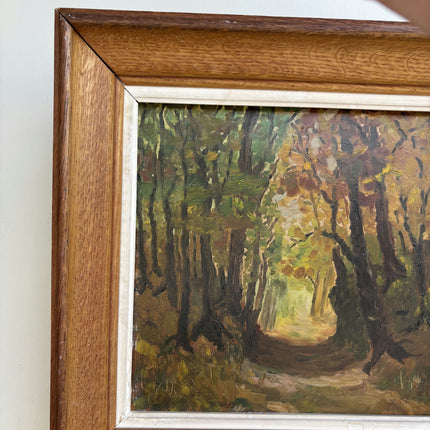 Timeless Landscape Oil Painting "Tree Tunnel" Expressive Art Holland Art Shop
