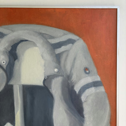 Vintage Still Life Oil Painting "Folded Jacket" Original Artwork Holland Art Shop