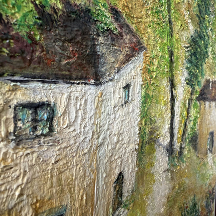 Vintage Landscape Oil Painting "Country House" Timeless Artwork Holland Art Shop