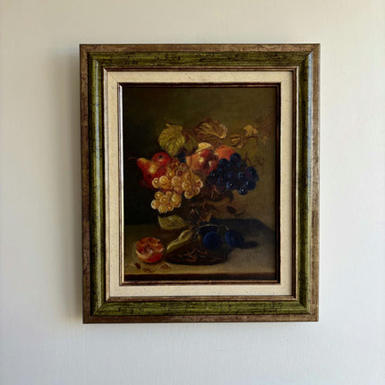 Authentic Still Life Oil Painting "Grape Bunch" Classic Artwork Holland Art Shop