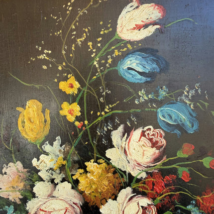 Refined Floral Still Life Oil Painting "Flower Bouquet" Elegant Artwork Holland Art Shop