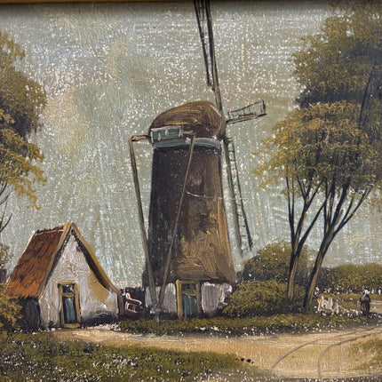 Handcrafted Landscape Oil Painting "Gilded Frame" Detailed Art Holland Art Shop