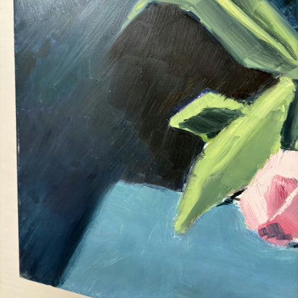 Classic Floral Still Life Oil Painting "Pink Tulips" Handcrafted Art Holland Art Shop