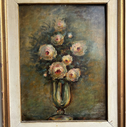 Handcrafted Floral Still Life Oil Painting "Flower Vase" Expressive Artwork Holland Art Shop