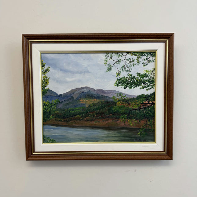 Timeless Landscape Oil Painting "Signed Frame" Vintage Art Holland Art Shop